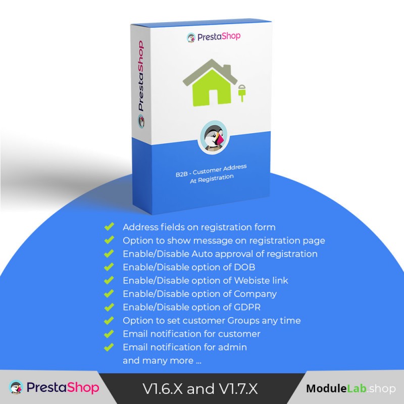Prestashop B2B Registration - Professional Account